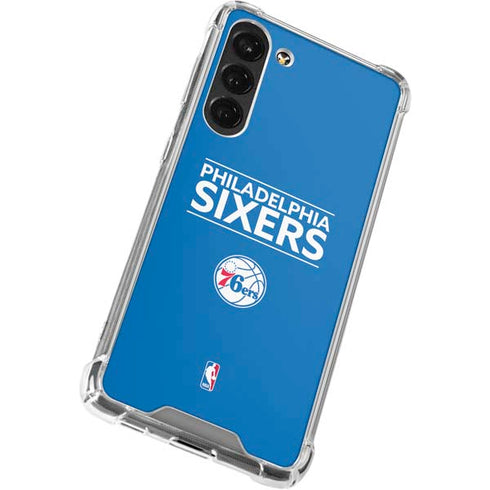 NBA Philadelphia 76ers Standard - Blue Galaxy S23 Plus Clear Case
