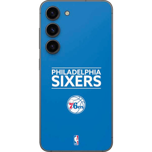 NBA Philadelphia 76ers Standard - Blue Galaxy S23 Skin