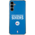NBA Philadelphia 76ers Standard - Blue Galaxy S24 Plus Clear Case
