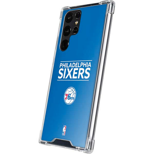 NBA Philadelphia 76ers Standard - Blue Galaxy S24 Ultra Clear Case