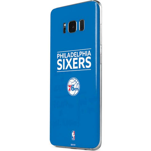 NBA Philadelphia 76ers Standard - Blue Galaxy S8 Plus Skin