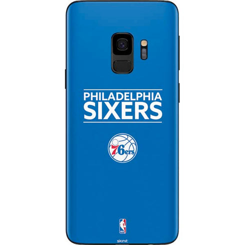NBA Philadelphia 76ers Standard - Blue Galaxy S9 Skin