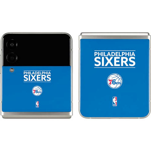 NBA Philadelphia 76ers Standard - Blue Galaxy Z Flip3 5G Skin