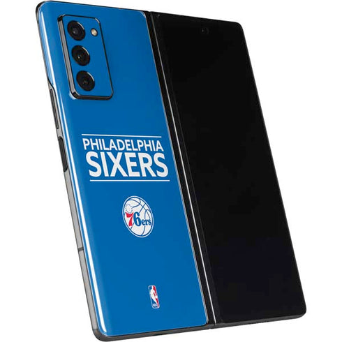 NBA Philadelphia 76ers Standard - Blue Galaxy Z Fold2 5G Skin