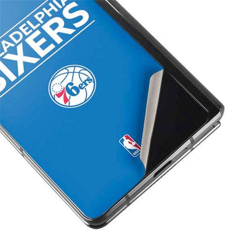 NBA Philadelphia 76ers Standard - Blue Galaxy Z Fold2 5G Skin