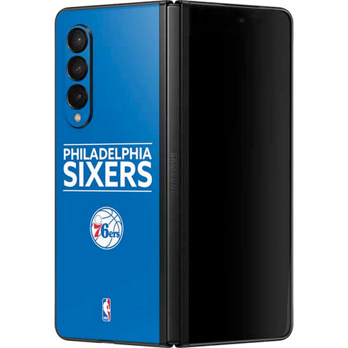 NBA Philadelphia 76ers Standard - Blue Galaxy Z Fold3 5G Skin