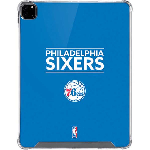 NBA Philadelphia 76ers Standard - Blue iPad Pro 12.9in (2020) Clear Case