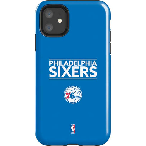 NBA Philadelphia 76ers Standard - Blue iPhone 11 Impact Case