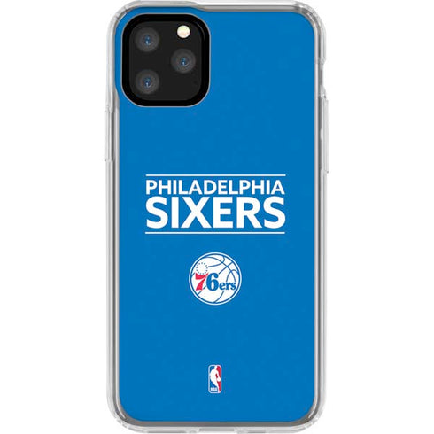 NBA Philadelphia 76ers Standard - Blue iPhone 11 Pro Clear Case