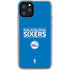 NBA Philadelphia 76ers Standard - Blue iPhone 11 Pro Clear Case