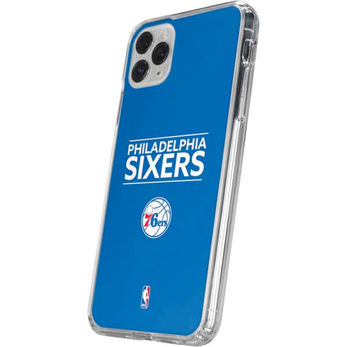 NBA Philadelphia 76ers Standard - Blue iPhone 11 Pro Clear Case