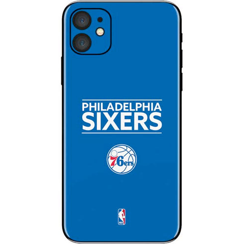 NBA Philadelphia 76ers Standard - Blue iPhone 11 Skin