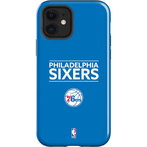 NBA Philadelphia 76ers Standard - Blue iPhone 12 Impact Case
