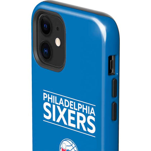 NBA Philadelphia 76ers Standard - Blue iPhone 12 Impact Case
