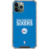NBA Philadelphia 76ers Standard - Blue iPhone 12 Pro Max Clear Case