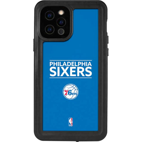 NBA Philadelphia 76ers Standard - Blue iPhone 12 Pro Waterproof Case