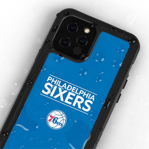 NBA Philadelphia 76ers Standard - Blue iPhone 12 Pro Waterproof Case