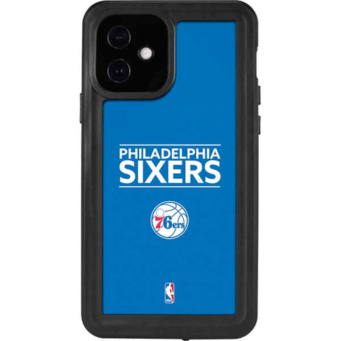 NBA Philadelphia 76ers Standard - Blue iPhone 12 Waterproof Case
