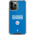 NBA Philadelphia 76ers Standard - Blue iPhone 13 Pro Max Clear Case