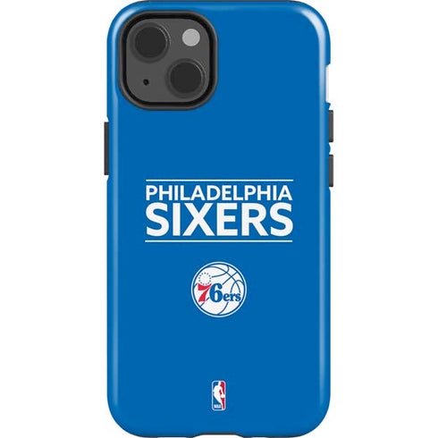 NBA Philadelphia 76ers Standard - Blue iPhone 15 Impact Case