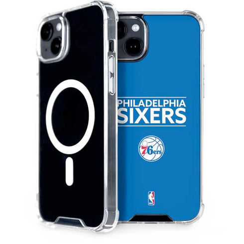 NBA Philadelphia 76ers Standard - Blue iPhone 15 Plus MagSafe Case