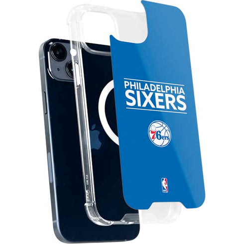 NBA Philadelphia 76ers Standard - Blue iPhone 15 Plus MagSafe Case