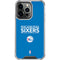 NBA Philadelphia 76ers Standard - Blue iPhone 14 Pro Clear Case