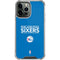 NBA Philadelphia 76ers Standard - Blue iPhone 14 Pro Max Clear Case