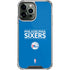 NBA Philadelphia 76ers Standard - Blue iPhone 14 Pro Max Clear Case