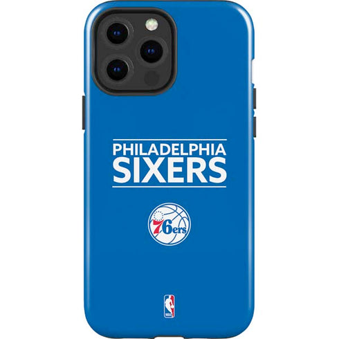NBA Philadelphia 76ers Standard - Blue iPhone 15 Pro Max Impact Case