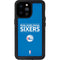 NBA Philadelphia 76ers Standard - Blue iPhone 14 Pro Max Waterproof Case
