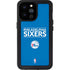 NBA Philadelphia 76ers Standard - Blue iPhone 14 Pro Max Waterproof Case