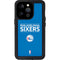 NBA Philadelphia 76ers Standard - Blue iPhone 14 Pro Waterproof Case