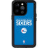 NBA Philadelphia 76ers Standard - Blue iPhone 14 Pro Waterproof Case