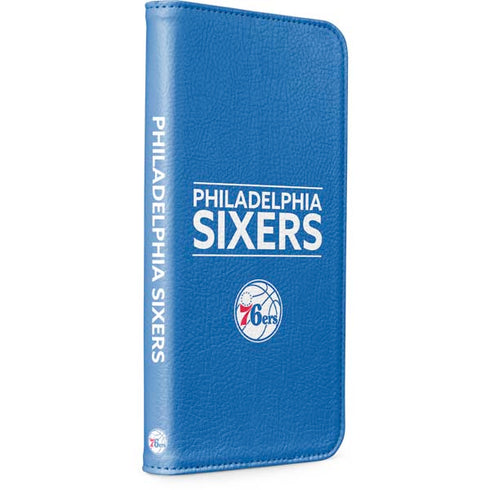 NBA Philadelphia 76ers Standard - Blue iPhone 15 Pro Folio Case