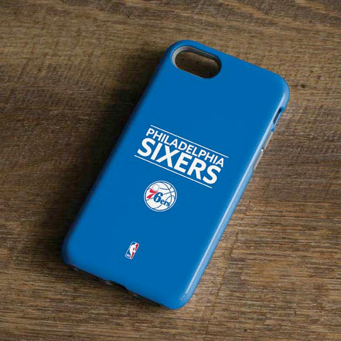 NBA Philadelphia 76ers Standard - Blue iPhone 8 Pro Case