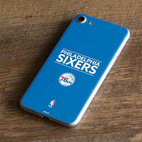 NBA Philadelphia 76ers Standard - Blue iPhone 8 Skin