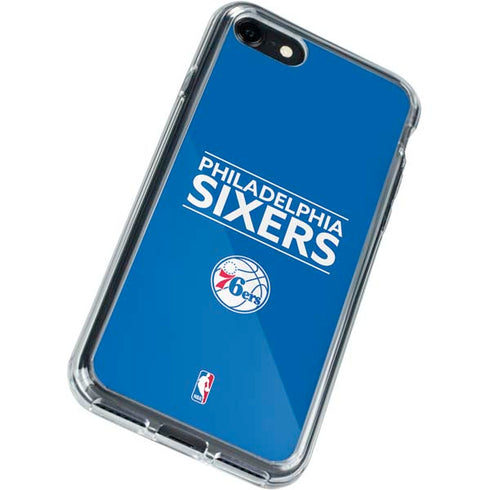 NBA Philadelphia 76ers Standard - Blue iPhone SE (2nd & 3rd Gen) Clear Case