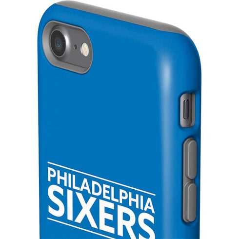 NBA Philadelphia 76ers Standard - Blue iPhone SE (2nd & 3rd Gen) Pro Case