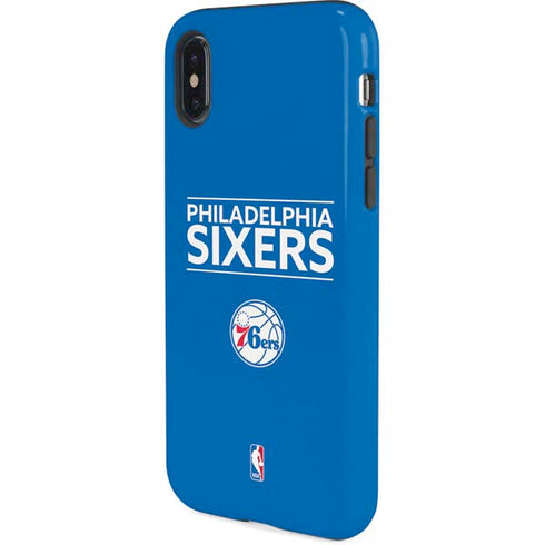 NBA Philadelphia 76ers Standard - Blue iPhone X Pro Case