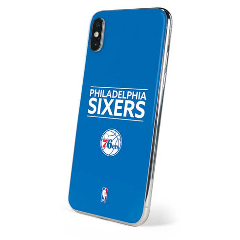NBA Philadelphia 76ers Standard - Blue iPhone X Skin