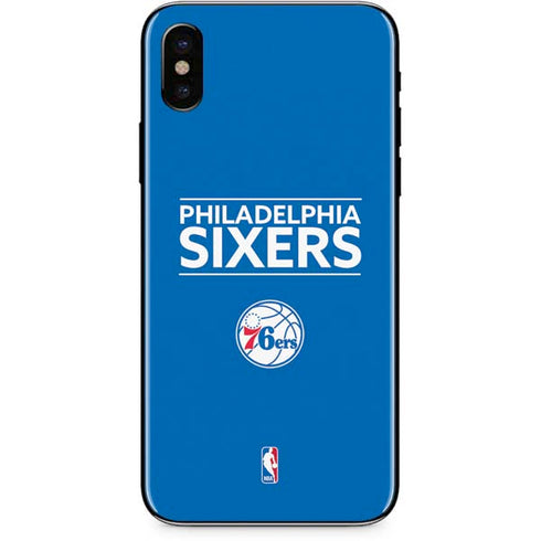 NBA Philadelphia 76ers Standard - Blue iPhone XS Max Skin