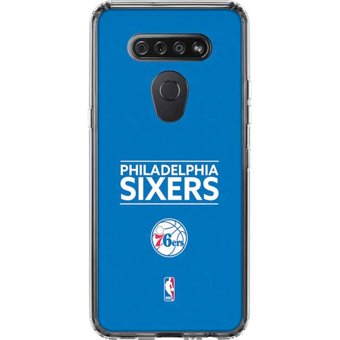 NBA Philadelphia 76ers Standard - Blue LG K51/Q51 Clear Case