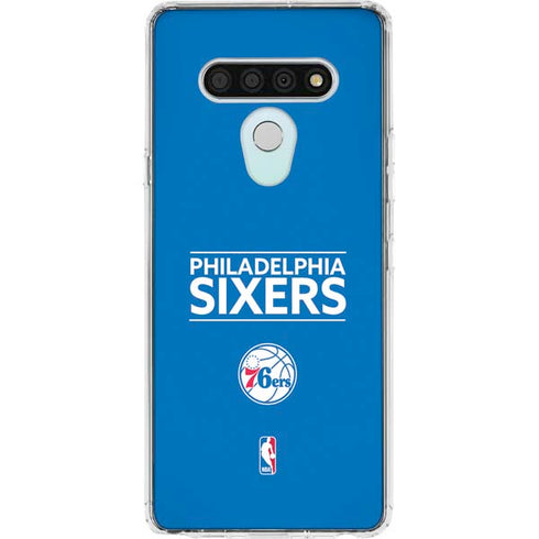 NBA Philadelphia 76ers Standard - Blue LG Stylo 6 Clear Case