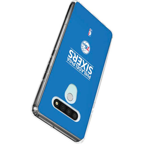 NBA Philadelphia 76ers Standard - Blue LG Stylo 6 Clear Case