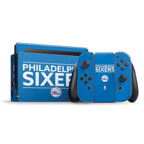 NBA Philadelphia 76ers Standard - Blue Nintendo Switch Bundle Skin