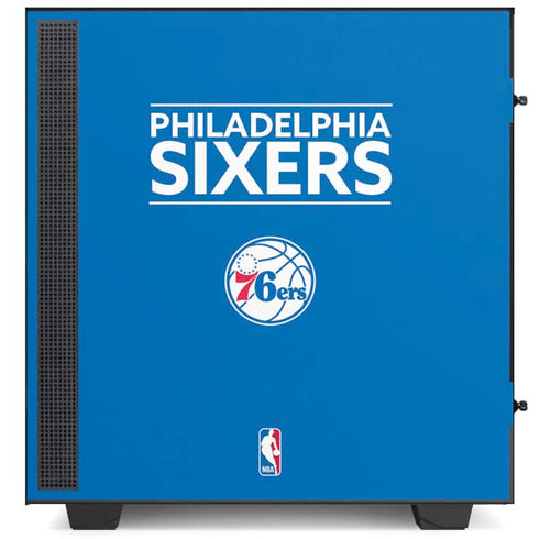 NBA Philadelphia 76ers Standard - Blue NZXT H510 Compact ATX Mid-Tower Case Skin