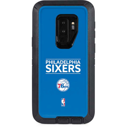 NBA Philadelphia 76ers Standard - Blue Otterbox Defender Galaxy Skin