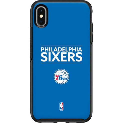 NBA Philadelphia 76ers Standard - Blue Otterbox Symmetry iPhone Skin