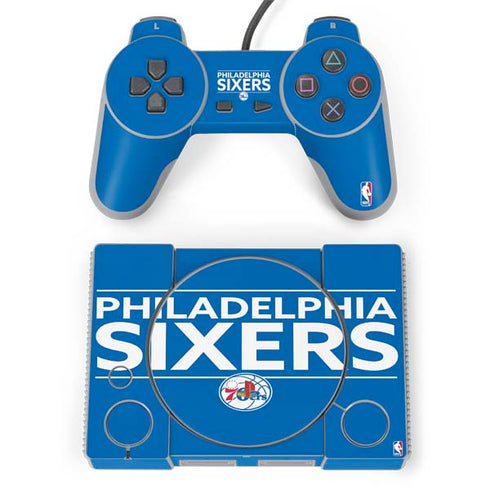 NBA Philadelphia 76ers Standard - Blue PlayStation Classic Bundle Skin